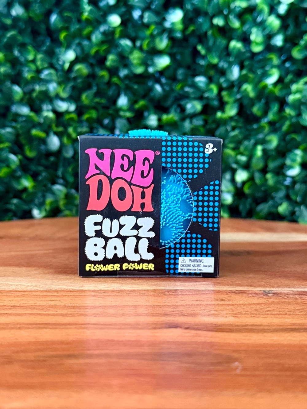 NeeDoh Fuzz Ball Flower Power, Blue